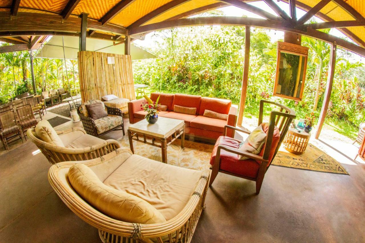 Hawaiian Sanctuary Eco Retreat Center Villa Pahoa Exteriör bild